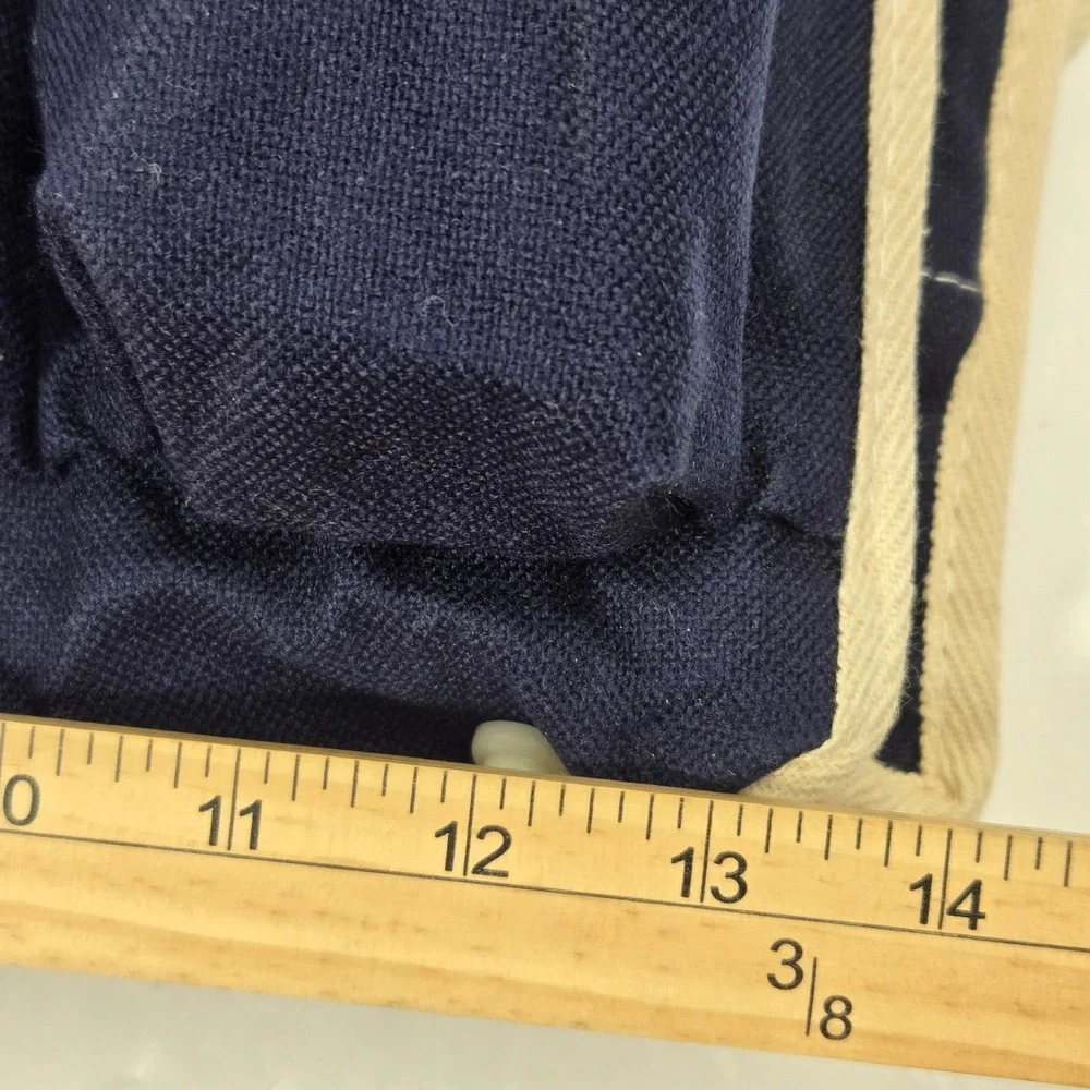 Vintage Nikon Made in Japan Blue Canvas Camera Accessory Bag New Unused